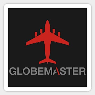 C-17 Globemaster (Small logo) Sticker